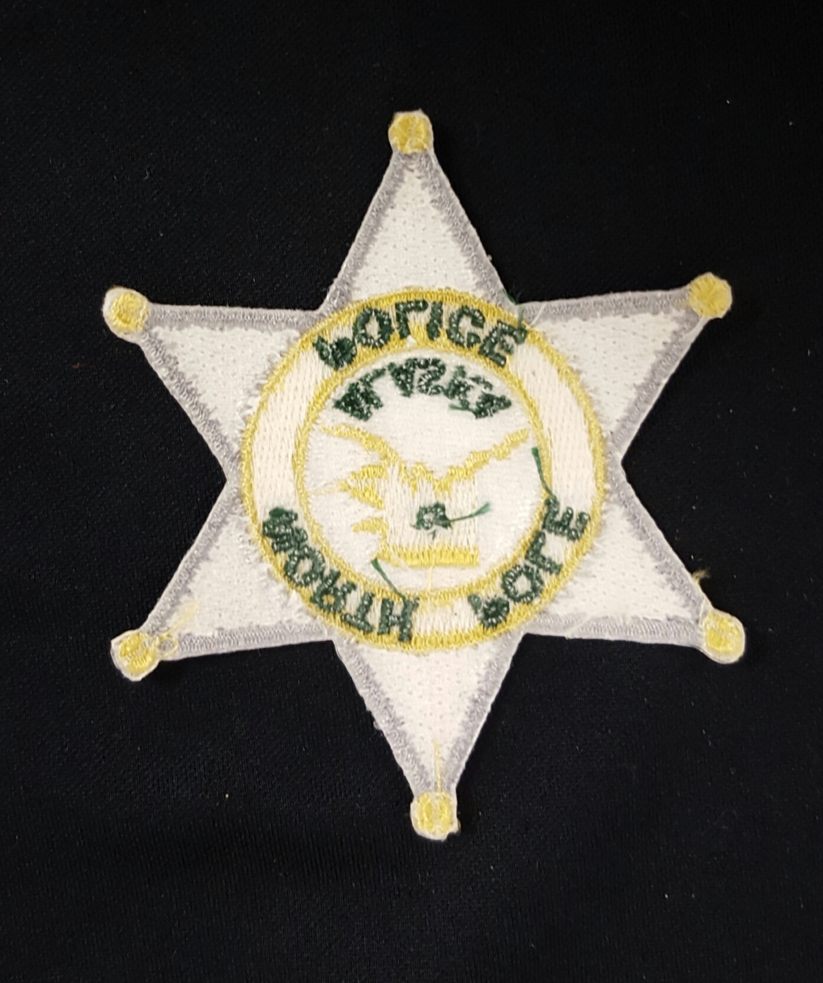 North Pole Police Department Embroidered Star Badge Patch - City of ...